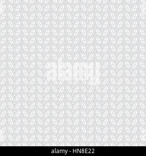Seamless pattern. Stylish geometric texture in the form of waves. Repeating parallelograms, diamonds, triangles, stripes. Monochrome. Backdrop. Web. V Stock Vector
