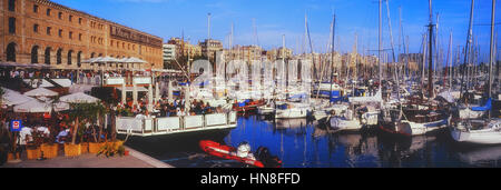 Marina Port Vell. Barcelona. Spain Stock Photo