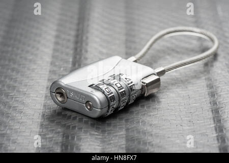 security lock with TSA (Transportation Security Administration) Accepted Stock Photo