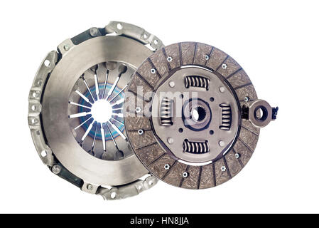 Clutch Kit with a bearing on a white background Stock Photo