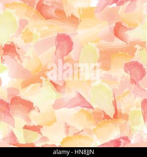 Abstract watercolor semess patern. Geometric textured background Stock Vector