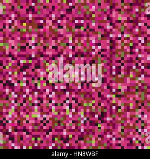 Pixel pattern. Abstract geometric seamless background. Stock Vector