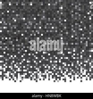 Pixel pattern. Abstract geometric seamless background. Stock Vector