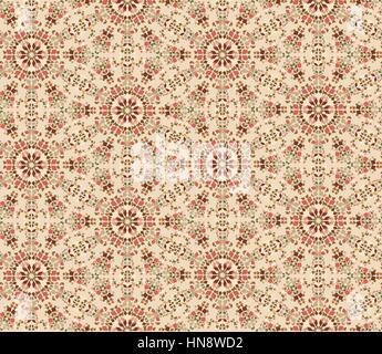Abstract floral seamless pattern. Oriental asian lightning ornament. Kaleidoscope background Stock Vector
