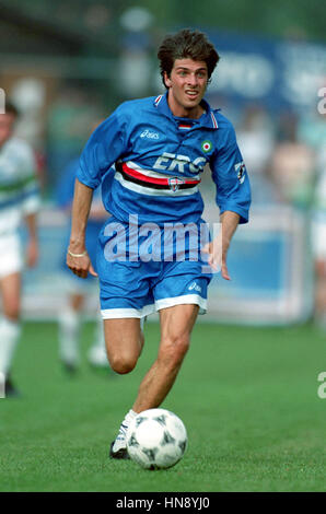 MAURO BERTARELLI SAMPDORIA FC 10 August 1994 Stock Photo