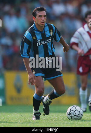 RUBEN SOSA INTER MILAN FC 12 August 1994 Stock Photo