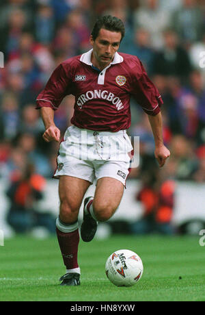 JOHN COLQUHOUN HEART OF MIDLOTHIAN FC 14 September 1994 Stock Photo - Alamy