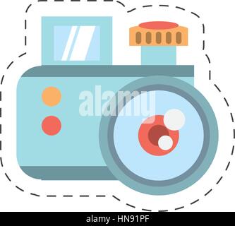 camera related icon design, vector illustration image Stock Vector