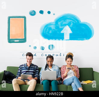 Cloud Storage Modern Technology Concept Stock Photo
