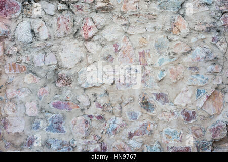 Stone wall rustic texture big seamless background Stock Photo