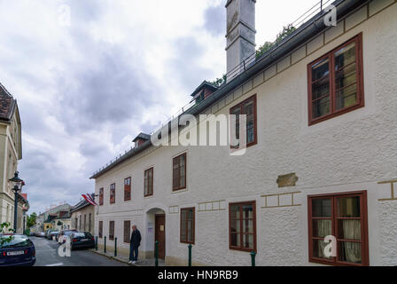 Wien, Vienna, Heiligenstadt Testament House: here lived Beethoven in 1802 and wrote a letter about his beginning numbness, 19., Wien, Austria Stock Photo