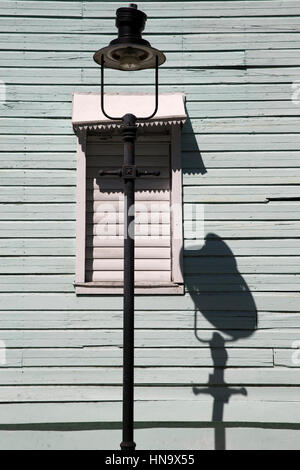 Houses, buildings, street scene, Ponce, Puerto Rico Stock Photo