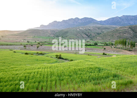 Mountain view around Badab-e Surt, Iran Stock Photo