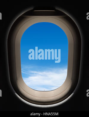 Airplane Window Stock Photo