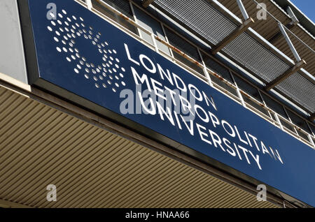 London Metropolitan University in Holloway Road, London, UK. Stock Photo