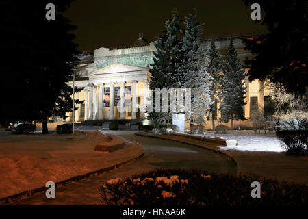 The Pushkin State Museum of Fine Arts (1912) in Moscow, Russia Stock Photo