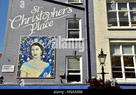 Barrett Street W1, St Christopher’s Place, Marylebone, London, UK. Stock Photo