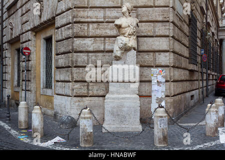 Talking statues of Rome - Pasquino Stock Photo