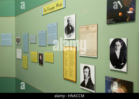 Display, Heritage Museum, Astoria, Oregon Stock Photo