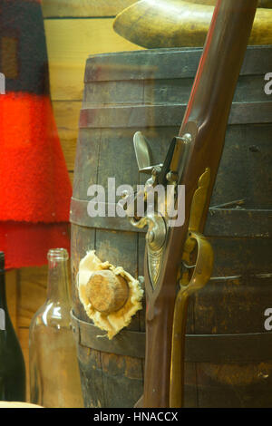 Display, Heritage Museum, Astoria, Oregon Stock Photo