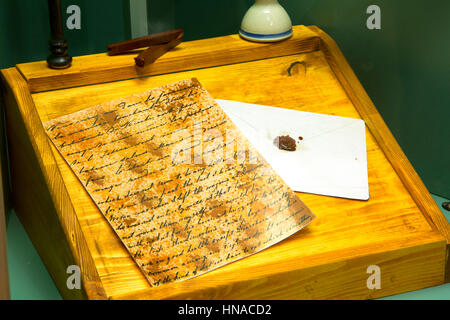 Display, Heritage Museum, Astoria, Oregon Stock Photo