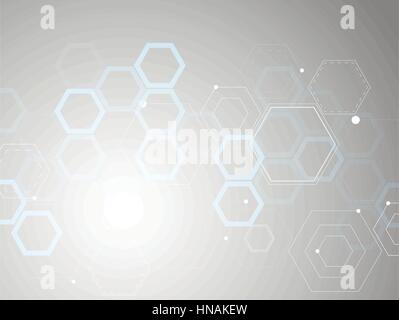 Absract technology and science background. Stock Vector