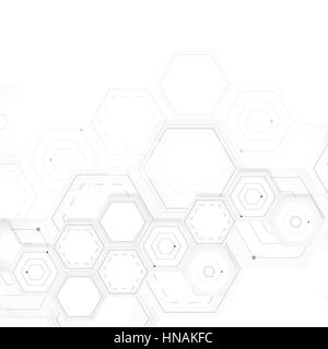 Absract technology and science background. Stock Vector