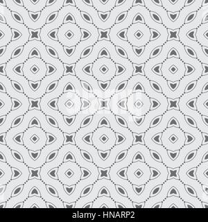 Seamless pattern. Modern stylish texture with repeating geometrical shapes. Rhombuses, ovals, dots, stars, ellipses. Monochrome. Backdrop. Web. Vector Stock Vector