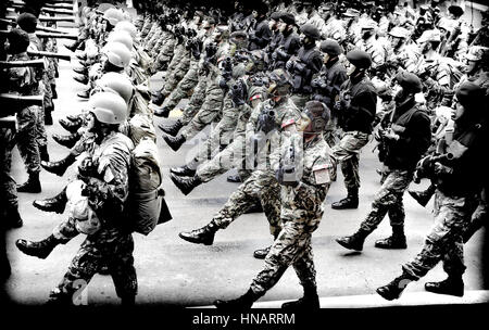 Military Uniforms Peruvian Military Forces Stock Photo - Alamy