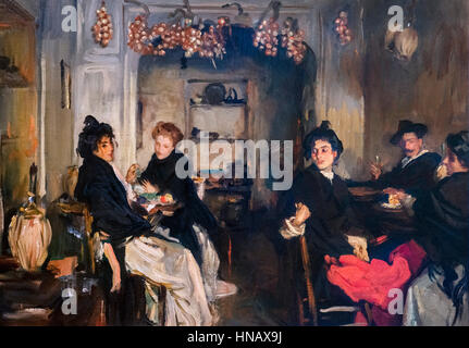 John Singer Sargent A Venetian Interior (1880s Stock Photo - Alamy