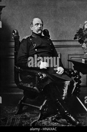 OTTO VON BISMARCK STATESMAN (1885) Stock Photo