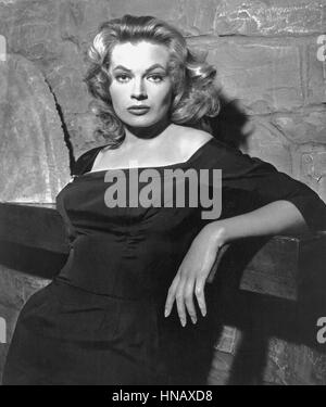 ANITA EKBERG ACTRESS (1955) Stock Photo