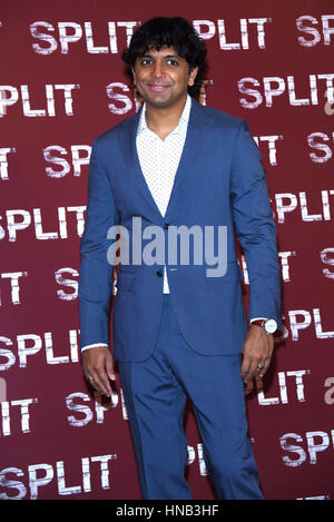 'Split' photocall in Milan  Featuring: M. Night Shyamalan Where: Milan, Italy When: 11 Jan 2017 Credit: IPA/WENN.com  **Only available for publication in UK, USA, Germany, Austria, Switzerland** Stock Photo