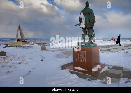 Soya Cape,Wakkanai,Hokkaido Japan Stock Photo