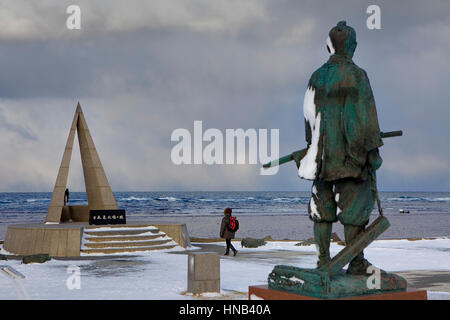 Soya Cape,Wakkanai,Hokkaido,Japan Stock Photo