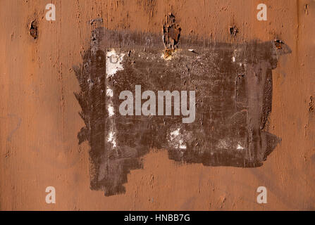 texture of old metal surface covered with rust Stock Photo