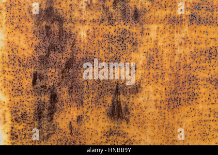texture of old metal surface covered with rust Stock Photo