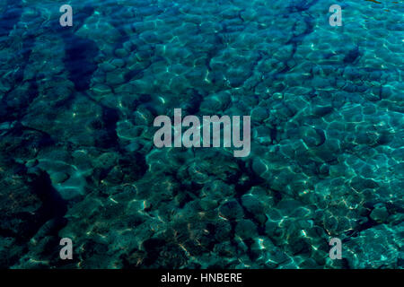 Water ocean background. Texture of water. clear light blue water. Natural water Stock Photo