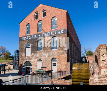 Historic Tredegar Ironworks, American Civil War Museum, Richmond National Battlefield Park, Richmond, Virginia, USA. Stock Photo