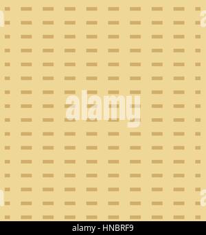 Passover seamless pattern with matzah. Pesach endless background, texture. Vector illustration. Stock Vector