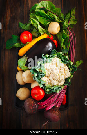 Fresh autumn vegetables Stock Photo