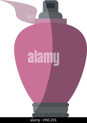 woman fragance bottle icon over white background. colorful design. vector illustration Stock Vector