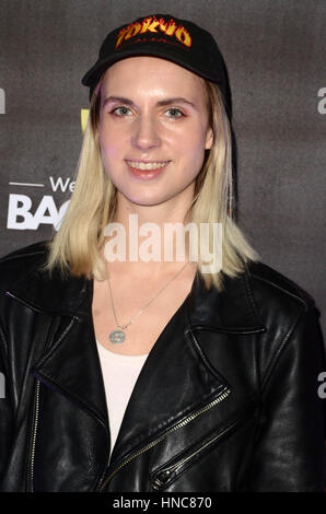 LOS ANGELES, CA - FEBRUARY 10: MO at Westwood One Backstage at the Grammys Day 2 at the Staples Center in Los Angeles, California on February 10, 2017. Stock Photo