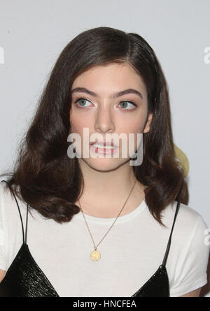 Beverly Hills, CA. 11th Feb, 2017. Lorde, At Pre-GRAMMY Gala and Salute to Industry Icons Honoring Debra Lee, At The Beverly Hilton Hotel In California on February 11, 2017. Stock Photo