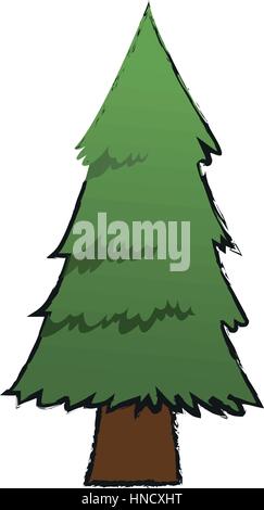 Pine tree icon over white background, vector illustration Stock Vector ...