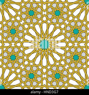 Islamic geometric seamless pattern Stock Vector