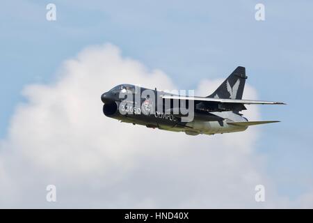 Corsair ll fighter jet operated by the Hellenic Air Force Stock Photo