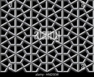 Islamic geometric seamless pattern Stock Vector