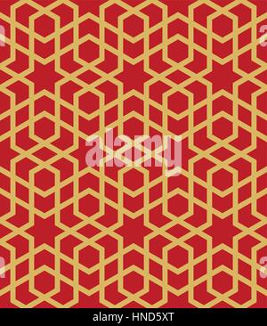 Islamic geometric seamless pattern Stock Vector