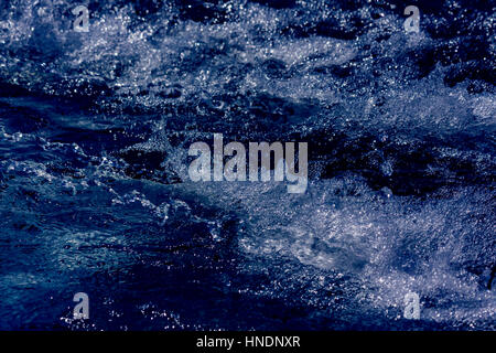 Wild water and air bubbles as a texture Stock Photo